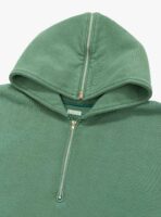 A.PRESSE Sailor Half Zip Hoodie - Green - Image 2