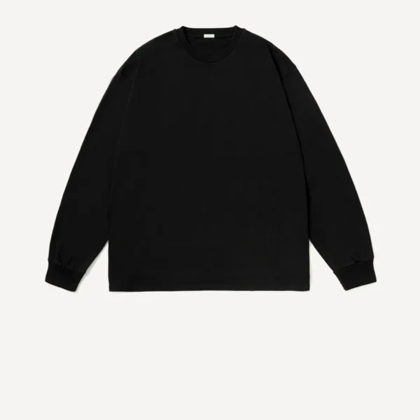 A.Presse Cashmere Blend Long Sleeve Shirt - Black