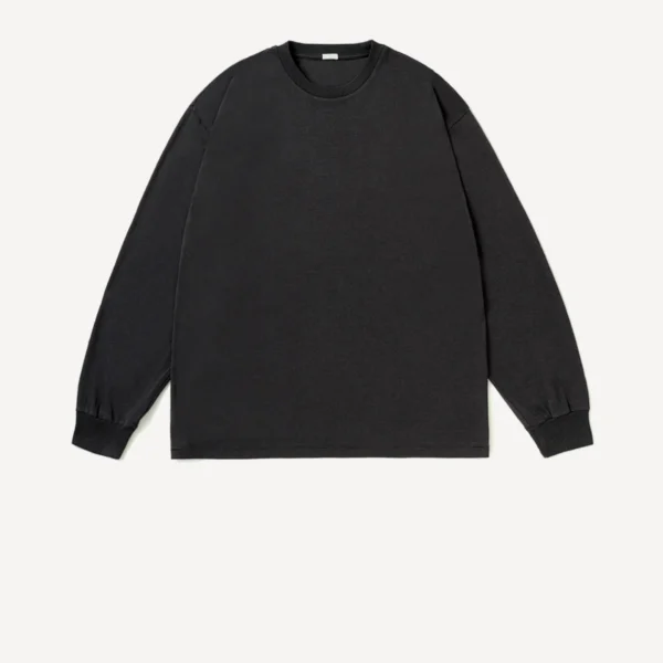 A.Presse Cashmere Blend Long Sleeve Shirt - Charcoal