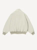 A.Presse Cotton Silk Back Gabardine Harrington Jacket - Ecru - Image 2