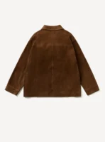 A.Presse Leather Chore Jacket - D.Brown - Image 2