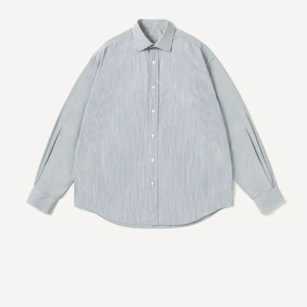 A.Presse Spread Collar Shirt - Grey