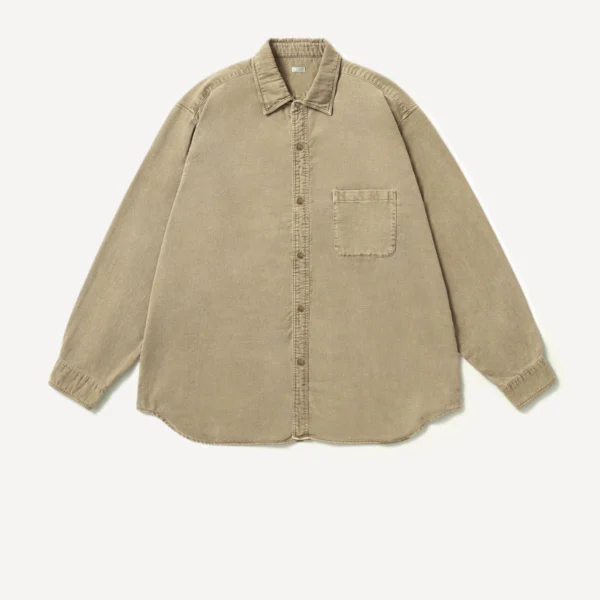 A.Presse Vintage Cotton Moleskin Shirts - Brown