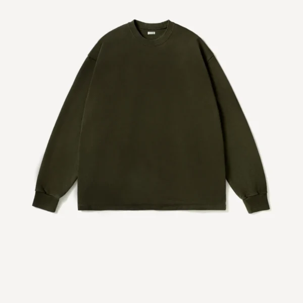 A.Presse Vintage Long Sleeve Shirt - Olive
