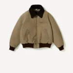 A.Presse Vintage Washed Wool Flight Jacket - Brown