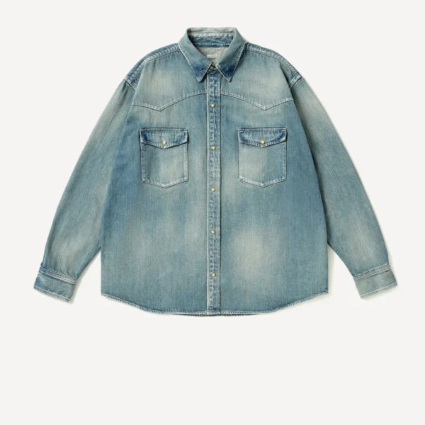 A.Presse Vintage Western Denim Shirt - Indigo