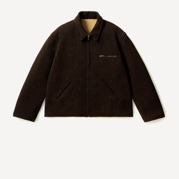 A.Presse Vintage Wool Cashmere Corduroy Sports Jacket - Brown