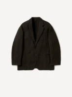 A.Presse Washed Alpaca Linen Tweed Jacket - Brown