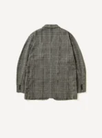 A.Presse Washed Alpaca Linen Tweed Jacket - Grey - Image 2