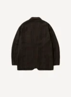 A.Presse Washed Alpaca Linen Tweed Jacket - Brown - Image 2