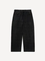 A.Presse Washed Cashmere Silk Trouser - Charcoal - Image 2
