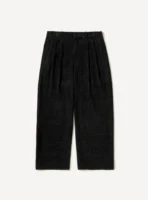 A.Presse Washed Cashmere Silk Trouser - Charcoal