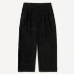 A.Presse Washed Cashmere Silk Trouser - Charcoal