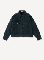 A.Presse Washed Silk Cotton Pique 3rd Type Jacket - Blue