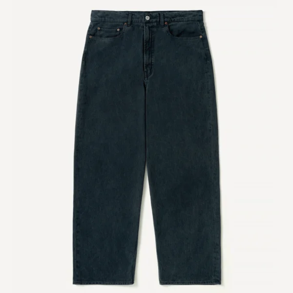 A.Presse Washed Silk Cotton Pique Pant - Indigo