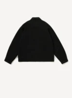 A.Presse Washed Silk Rayon Gabardine Jacket - Black - Image 2