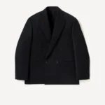 A.Presse Wool Double Breasted Coat - Navy