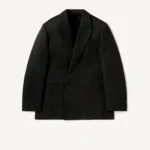 A.Presse Wool Double Breasted Jacket - Navy
