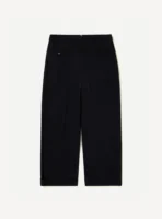 A.Presse Wool Wide Tapered Trouser - Navy - Image 2