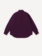 A.PRESSE Double Weave Twill Regular Collar Shirt