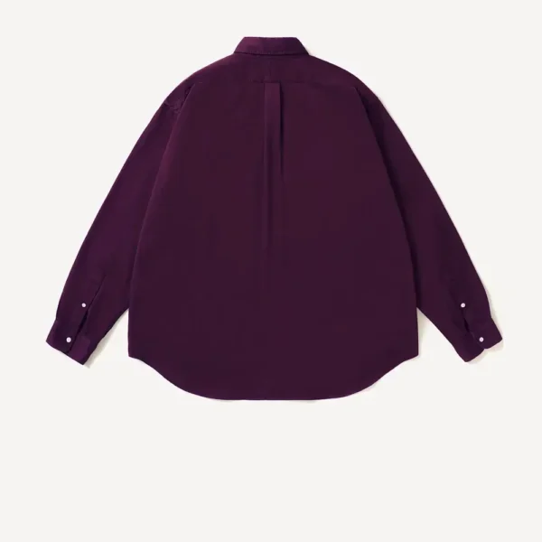 A.PRESSE Double Weave Twill Regular Collar Shirt