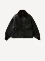 A.PRESSE Leather A-1 Flight Jacket - Black
