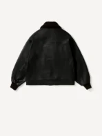 A.PRESSE Leather A-1 Flight Jacket - Black