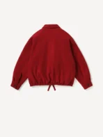 A.PRESSE Light Weight Cashmere Blouson - Red