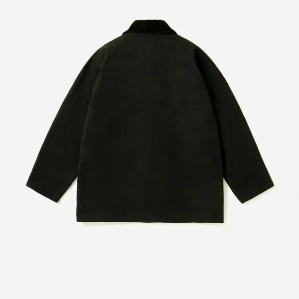 A.PRESSE Vintage Silk Hemp Riding Oiled Jacket - Olive