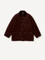 A.PRESSE Vintage Silk Hemp Riding Oiled Jacket - Olive