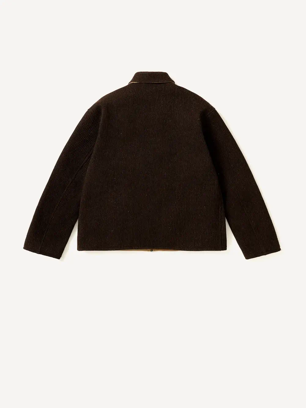 A.PRESSE Vintage Wool Cashmere Corduroy Sports Jacket - Brown