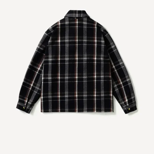 A.PRESSE Wool Cashmere CPO Shirt - Navy