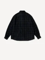 A.PRESSE Wool Regular Collar Shirt - Check