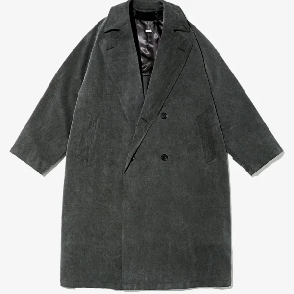 A.Presse Vintage Trench Coat Ecru Wearing View