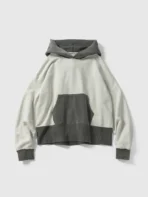 A.pressse Fellow Hoodie P.O. 2-Tone Crash Black Front View