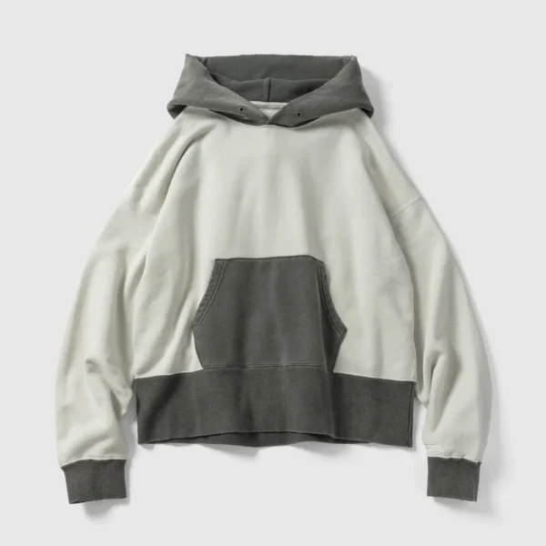 A.pressse Fellow Hoodie P.O. 2-Tone Crash Black Front View