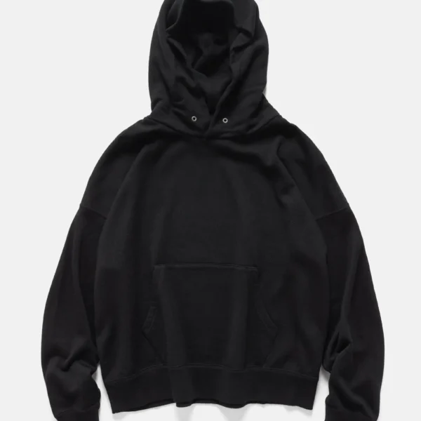 A.pressse Jumbo SB Hoodie P.O. Superfine Black back view