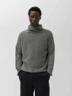 A.pressse Frozen Dew Perforated Knit Top worn side view
