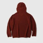 A.pressse Perforated Wholegarment Knit Top Scarlet front view