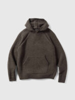 A.pressse Highland Hoodie Merino Wool Cashmere Earth front view